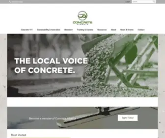 Concretealberta.ca(Concrete Alberta) Screenshot