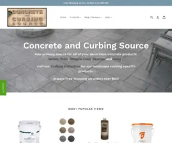 Concreteandcurbingsource.com(Concrete and Curbing Source) Screenshot