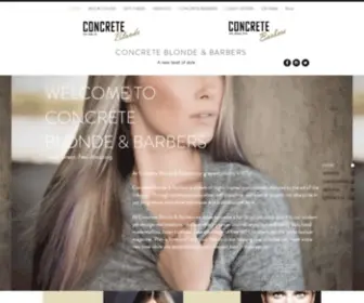 Concreteblondehairbody.com(Concrete Blonde) Screenshot