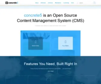 Concretecms.com(Concrete CMS) Screenshot