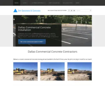 Concretecontractordfw.com(Dallas Commercial Concrete Contractor) Screenshot