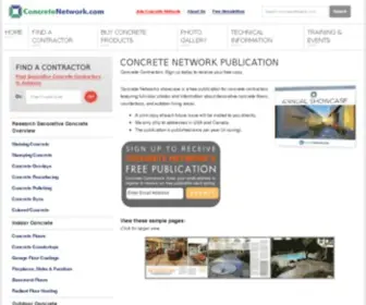 Concreteexpressionsmag.com(Concrete Network Magazine) Screenshot