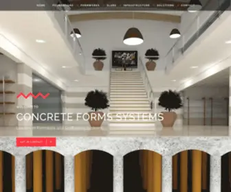 Concreteformssystems.com(Leaders in Formwork and Scaffolding Systems) Screenshot