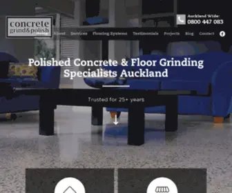 Concretegrindandpolish.co.nz(Polishing Concrete Auckland) Screenshot