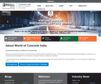 Concreteindia.net(WOC India 2021) Screenshot