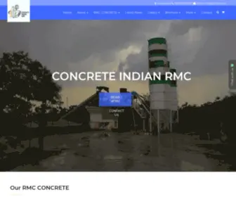 Concreteindianrmc.com(CONCRETE INDIAN RMC in Hyderabad) Screenshot