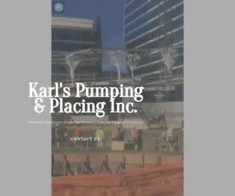 Concretekpp.com(Karls Pumping and Placing Inc) Screenshot