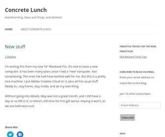 Concretelunch.info(Concrete Lunch) Screenshot