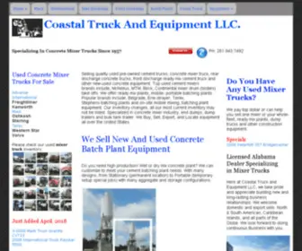 Concretemixertrucksales.com(Cement truck) Screenshot