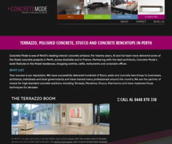 Concretemode.com.au(Concrete Mode) Screenshot