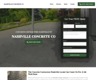 Concretenashvilletn.com(The Nashville Concrete Co) Screenshot