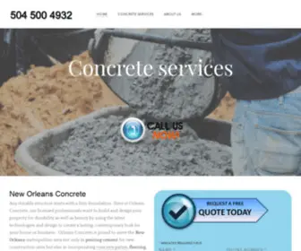 Concreteneworleans.com(Concrete Services) Screenshot