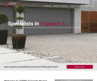 Concretepaving.co.za(LEXPO Concrete Paving) Screenshot