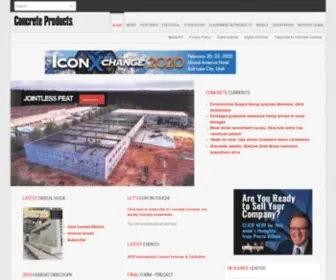 Concreteproducts.com(Concrete Products) Screenshot