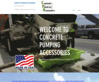 Concretepumpingaccessories.com(Concrete Pumping Accessories) Screenshot