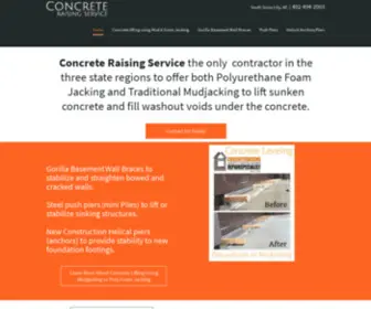 Concreteraisingservice.com(Concrete Raising Service) Screenshot