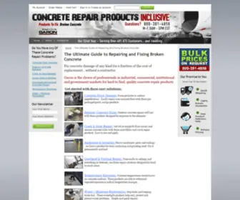 Concreterepairproductsinc.com(The Ultimate Guide to Repairing and Fixing Broken Concrete) Screenshot