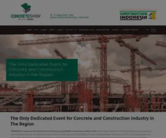 Concreteshowseasia.com(Pameran Khusus Industri Beton dan Konstruksi) Screenshot