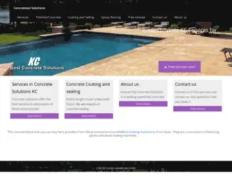 Concretesolutionskc.com(Concretesol Solutions) Screenshot