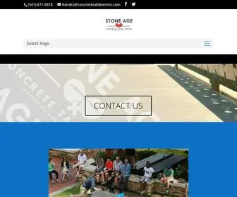 Concretetabletennis.com(Permanent Outdoor Ping Pong) Screenshot