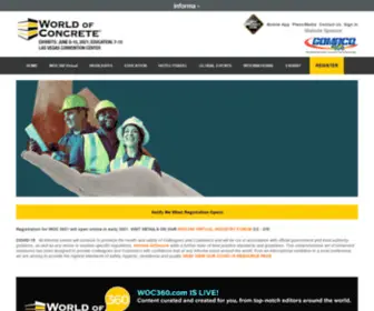 Concreteworld.com(World of Concrete 2015) Screenshot