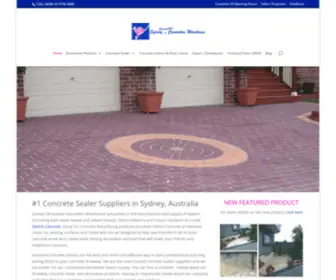 Concretorswarehouse.com(Sydney Decorative Concretors Warehouse) Screenshot