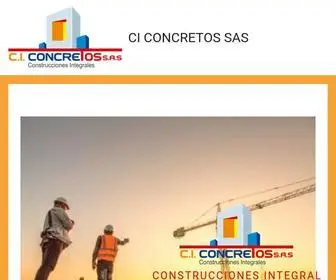 Concretos-Sas.com(Construcciones integrales en Colombia) Screenshot