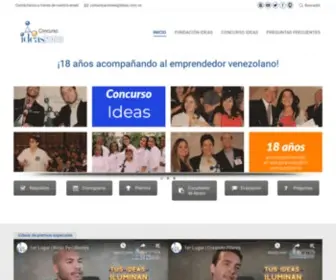 Concursoideas.com(Bienvenido al Concurso Ideas 2021 de emprendimiento social y de negocios) Screenshot