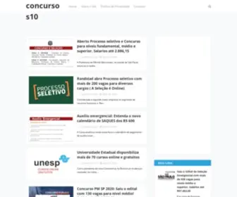 Concursos10.com(Concursos 10) Screenshot