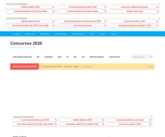 Concursos2020.com(ConcursosConcursos Abertos e Previstos 2020) Screenshot
