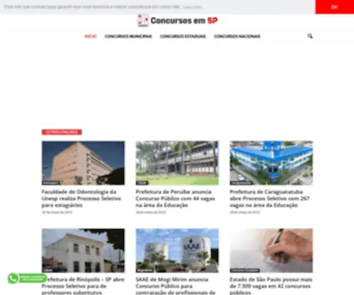 Concursosemsp.com.br(Concursos em SP) Screenshot