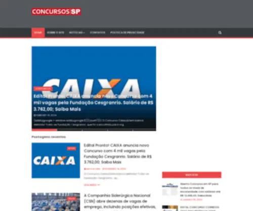 Concursosemsp.com(CONCURSOS EM SP) Screenshot