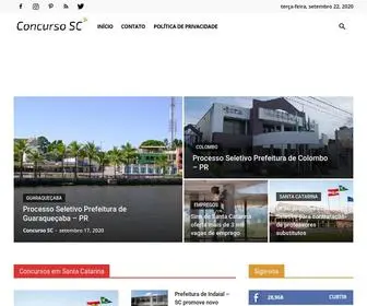 Concursossc.com.br(Concursos SC) Screenshot