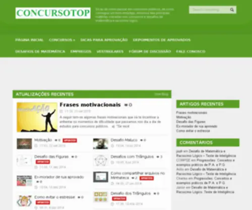 Concursotop.com(Como Passar em Concursos) Screenshot