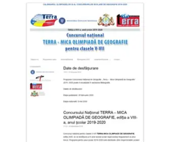 Concursterra.ro(Concurs National de Geografie "Terra") Screenshot