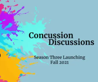 Concussiondiscussions.com(Concussion Discussions) Screenshot