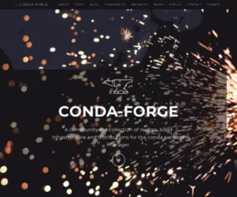 Conda-Forge.org(Community driven packaging for conda) Screenshot