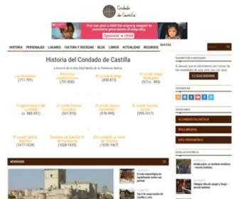 Condadodecastilla.es(Historia del Condado de Castilla) Screenshot