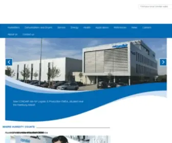 Condair.com(Industrial Humidification & Dehumidification) Screenshot