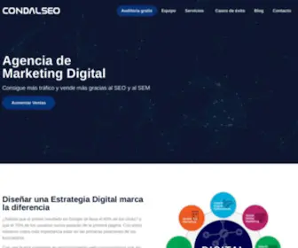 Condalseo.com(Agencia de Marketing Digital en Barcelona) Screenshot