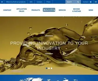 Condat-Lubricants.com(Industrial lubricants) Screenshot