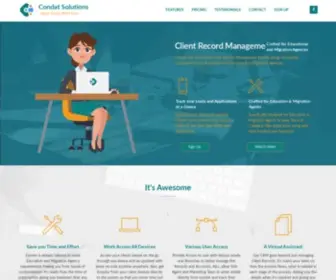 Condat.com.au(Work Smart Work Fast) Screenshot