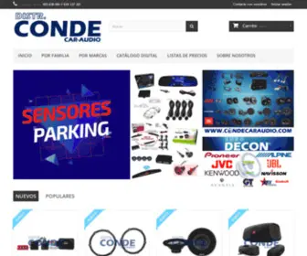 Condecaraudio.com(CONDE Car) Screenshot