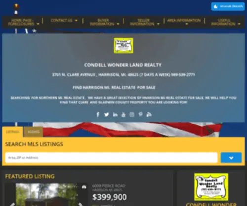 Condellwonderlandrealty.com(Buy Harrison Real Estate.com) Screenshot