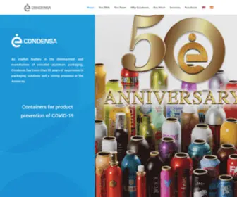 Condensa.cl(Aerosol Cans Packaging) Screenshot