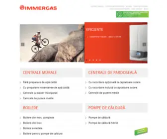 Condensareimmergas.ro(CENTRALE CU CONDENSARE) Screenshot