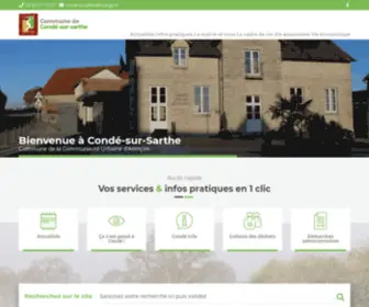 Condesursarthe.fr(Accueil) Screenshot