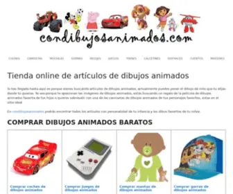 Condibujosanimados.com(Tienda online de artículos de dibujos animados) Screenshot