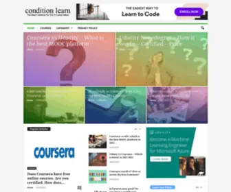 Conditionlearn.com(Condition Learn) Screenshot