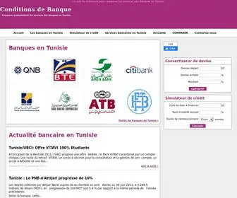 Conditions-DE-Banque-Tunisie.com(Le site de r) Screenshot